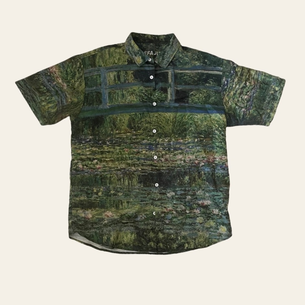 Default The Water Lily Pond Monet Shirt - XL